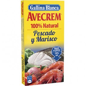 GALLINA BLANCA AVECREM caldo de pescado 100% natural estuche 8 pastillas